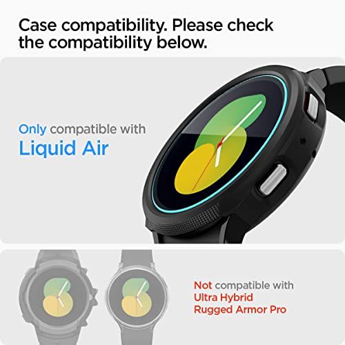 Galaxy Watch 6 (44mm) Screen Protector, Spigen [GlasTR EZ FIT] 2 Pack