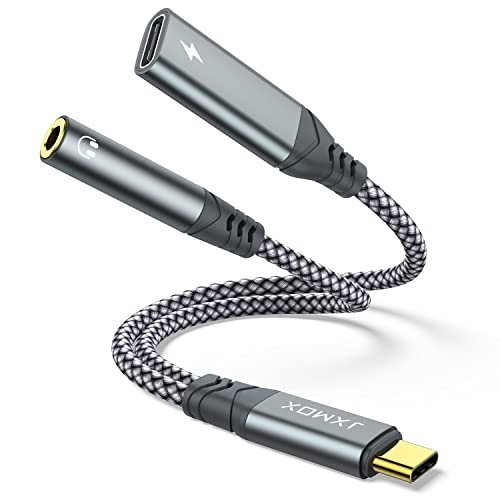 Usb C To 3.5Mm Headphone And Charger Adapter 2 In 1 Usb Type C To