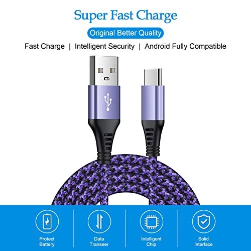  USB C Pixel 7 Charger Cable Fast Charging 6FT Android Type C  Phone Charger Cord 2Pack for Google Pixel 8 Pro 7a 7 Pro 7 6a 6 Pro 5a 5  4a;Motorola