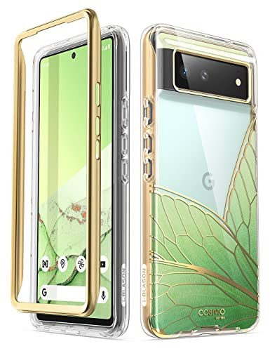 Google Pixel 7A Case, Rosebono Hybrid Dual Layer Graphic Design