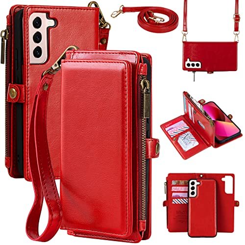 Zip Flip Leather Wallet Purse Phone Case Cover For Samsung S20 S21 S22 S23  Ultra | eBay