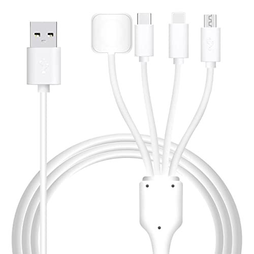 4 in 1 Charger Cable Compatible with Apple Watch iPhone iPad