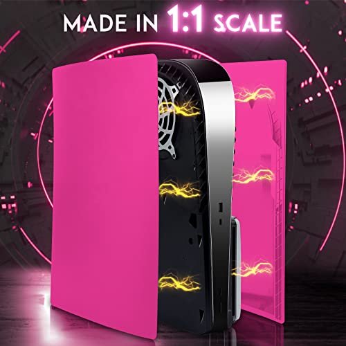 SIKEMAY PS5 Cover Plates Electroplated, PS5 Accessories Faceplates with  Vented Design for Disc Edition, PlayStation5 Cover Skin, Custom Shell  Plates