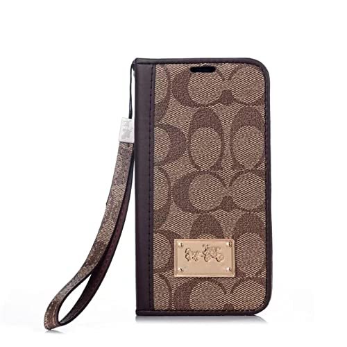 Louis Vuitton Brown Monogram Leather Protective Case for Samsung