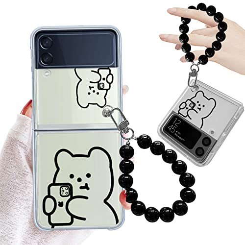 Cute Cartoon Bear Case For Samsung Galaxy Z Flip 5 5G Case with