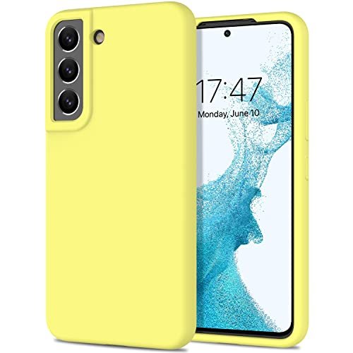 Samsung Galaxy S22 Silicone Cover Case Butter Yellow