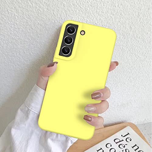 Samsung Galaxy S22 Silicone Cover Case Butter Yellow