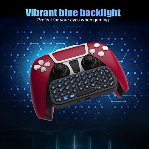 Nargos Ps5 Controller Keyboard With Backlight Playstation 5 Dualsense  Chatpad Wireless Bluetooth Mini Keyboard Controller Accessories - Black -  Imported Products from USA - iBhejo