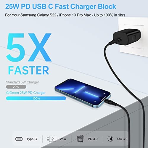  USB C Charger Cable for Samsung Galaxy A14 5G, A23