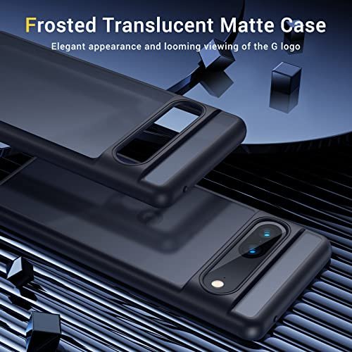 Humixx Shockproof Designed for Google Pixel 7 Pro Case [Military Grade Drop  Tested] [Ultimate Silky Touch] Translucent Hard Back Protective Slim Thin
