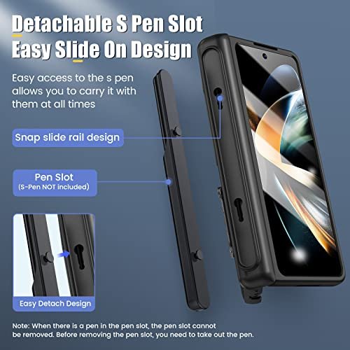 For Samsung Galaxy Z Fold 4/Fold3 With S pen Holder Stand Phone