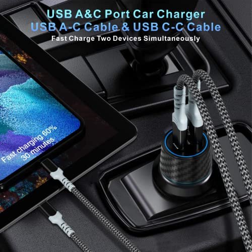 USB-C Car Charger with PPS - Power Two Devices