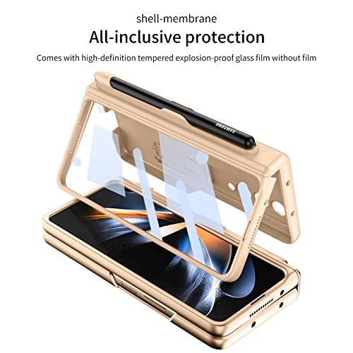 SUANPOT for Galaxy Z Fold 3 5G with RFID Blocking Wallet Case Credit Card Holder