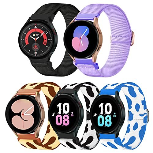 GEAK Compatible with Samsung Watch 5 Band/Galaxy Watch 5 Pro Bands/Samsung Watch 4 Band 40mm 44mm/Galaxy Watch Active 2 40mm/44mm,20mm Breathable