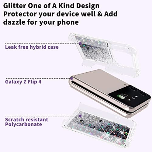 Rome Tech Samsung Galaxy Z Flip 4 Holster Case Galaxy Z Flip 4 Case with Belt Clip