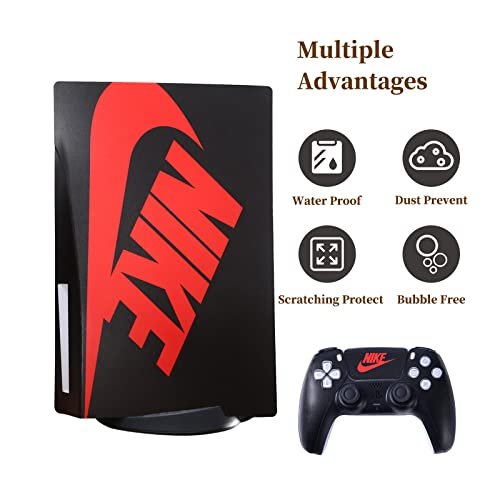 PS5 Skin Disk Edition Console and Controller, PS5 Stickers Vinyl Decals for Playstation  5 Console and Controllers, Disk Edition - Black Shoebox - Imported Products  from USA - iBhejo