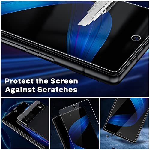 pixel 6a screen protector and case