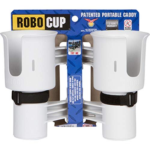 ROBOCUP, Navy, Upgraded Version, Best Cup Holder for Drinks, Fishing  Rod/Pole, Boat, Beach Chair, Golf Cart, Wheelchair, Walker, Drum Sticks,  Microphone Stand 
