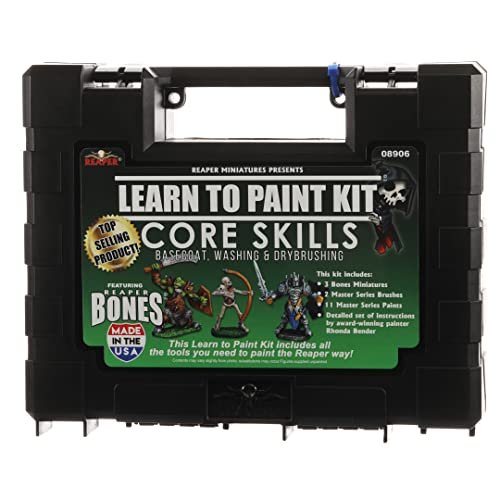 Reaper Miniatures 08906 Learn to Paint Kit Core Skills Master Series