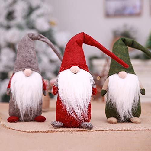 Christmas Gnome Measuring Spoon Set - Decorative Holiday Kitchen Baking  Spoons 