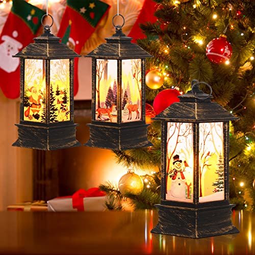 Lanterns decorated deals for christmas