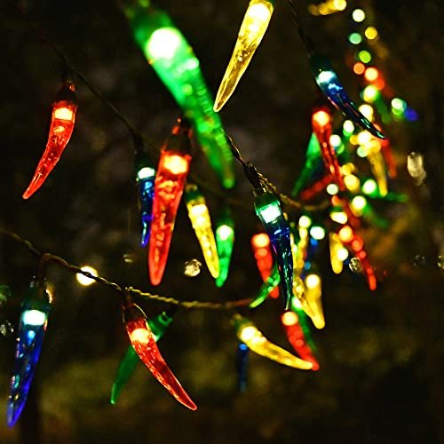 solar chili pepper lights