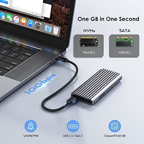 MB104U-1SMB_USB 3.2 Gen 2 (Type-C) to 2.5 SATA SSD/HDD & M.2 NVMe/SATA SSD  Adapter