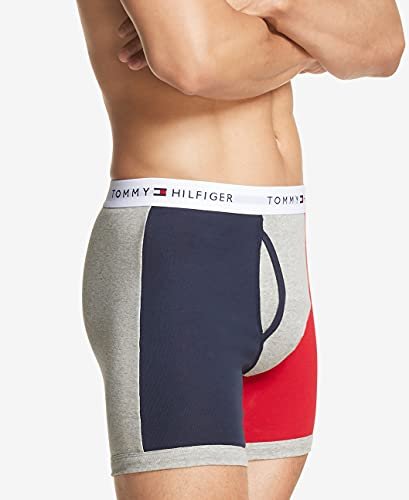 Tommy Hilfiger Men's Underwear Multipack Cotton Classics Boxer Briefs, Red  Multi, Medium - Imported Products from USA - iBhejo