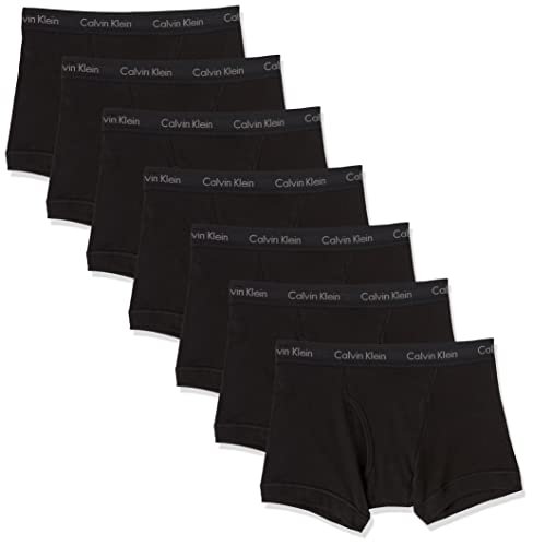 Calvin Klein Men's Cotton Classics Knit Boxer -3 Pack, Grey/White/Black,  Large 