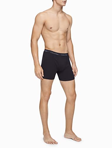 Tommy Hilfiger Men's Underwear Cotton Classics Megapack Boxer Brief-  Exclusive, 7 Black, Small at  Men's Clothing store
