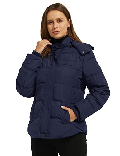 Wantdo Women's Winter Coat Warm Hooded Puffer Jacket : : Clothing,  Shoes & Accessories
