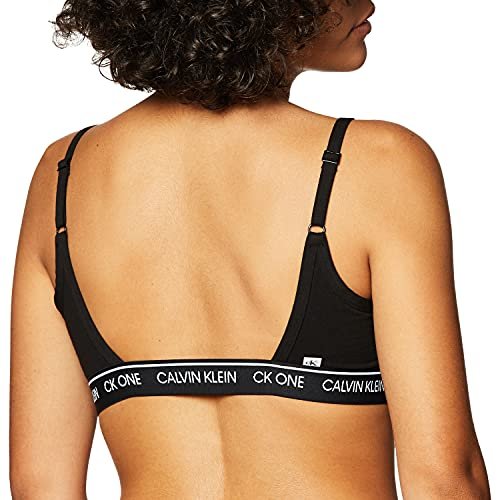 Calvin Klein Women's Ck One Cotton Unlined Bralette, Black, M - Imported  Products from USA - iBhejo