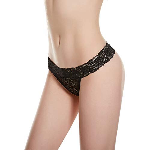 Zborh Women'S Sexy Lace Cheeky Thong Underwear Nylon Hipster See Through  Panties Pack Of 5(X-Large) Multicolor - Imported Products from USA - iBhejo