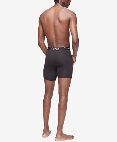 Calvin Klein Men'S Ultra Soft Modern Modal Boxer Brief, 3 Black, L -  Imported Products from USA - iBhejo