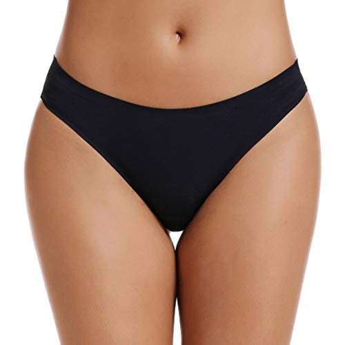 VOENXE Seamless Thongs for Women No Show Thong Underwear Women 5-10 Pack  (C-5 Pack Basics, Medium) - Imported Products from USA - iBhejo