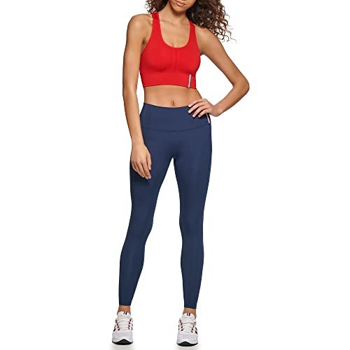 Tommy Hilfiger Performance Racerback Seamless Longline Sports Bras For Women,  Rich Red, X-Large - Imported Products from USA - iBhejo