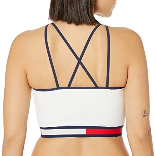 Tommy Hilfiger Women's Performance Sports Bra, White, X-Large - Imported  Products from USA - iBhejo