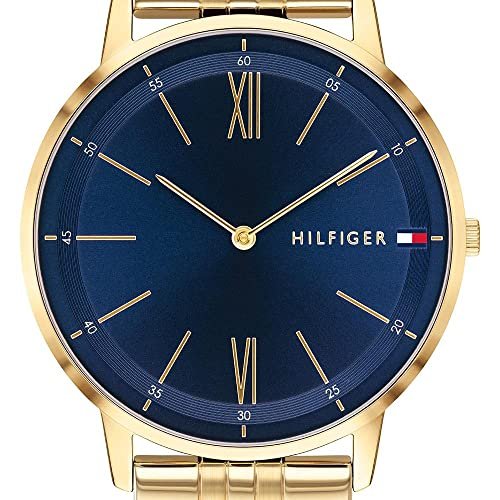 Tommy Hilfiger Men's Gold-Tone Bracelet Watch 40mm - Imported