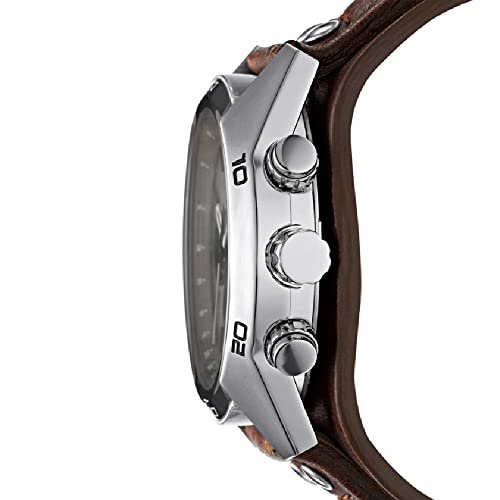 Fossil Men's Coachman Quartz Stainless Steel and Leather