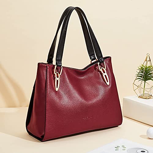 Buy Black Leather Tote for Woman Large Purse Tote Handbag Shopper CHRISTMAS  Gifts Work Bag PERSONALIZED Gifts for Girlfriend Laptop Bag Shoulder Online  in India… | Leather tote bag women, Leather shopper