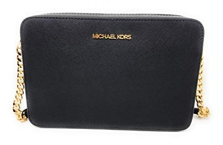  Michael Kors Jet Set Large East West Crossbody Black