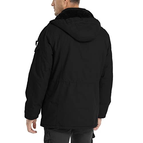 Calvin Klein Men's Hooded Rip Stop Water and Wind Resistant Jacket with  Fleece Bib