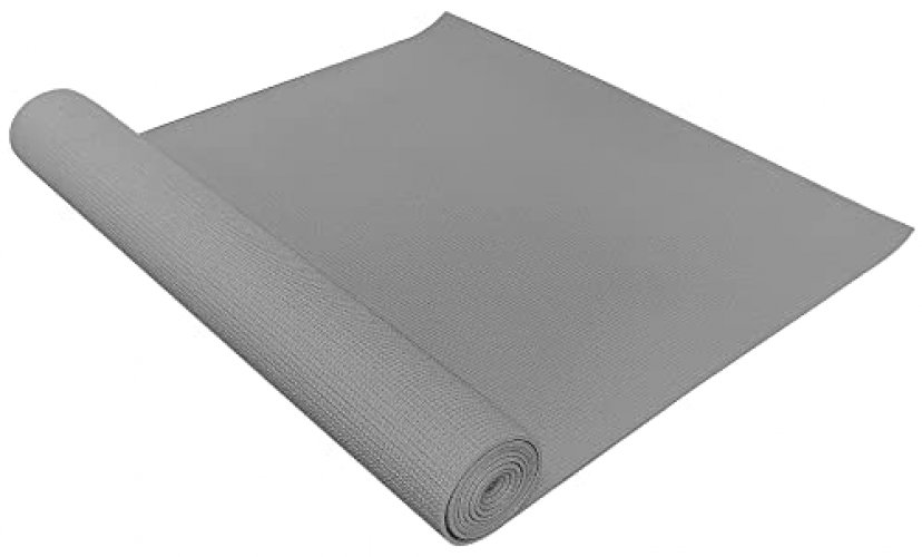 Balancefrom 3Mm Thick High Density Anti-Tear Exercise Yoga Mat With  Optional Yoga Blocks Gray - Imported Products from USA - iBhejo