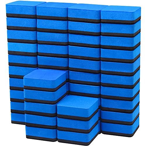 CUTEFA Mini Dry Erase Erasers, 48 Pack Dry Erasers, Dry Erase Board