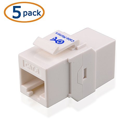 Cable Matters UL Listed 5Pack RJ45 Keystone Jack Coupler Gender