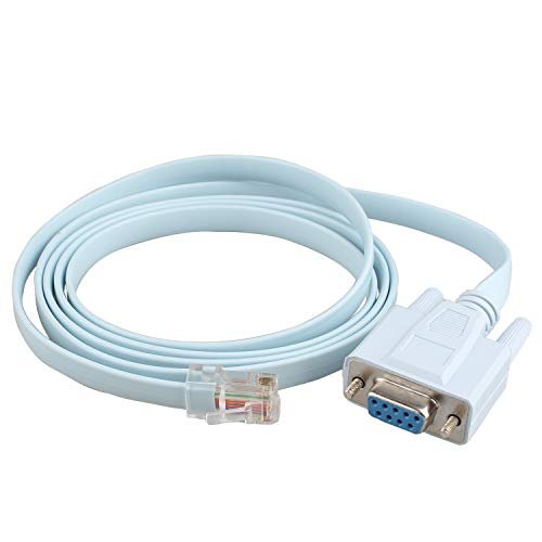 Futheda DB9 to RJ45 Console Cable RJ45 to RS232 DB9 9-Pin Serial Port ...