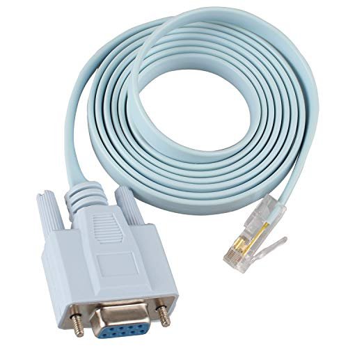 Futheda Db9 To Rj45 Console Cable Rj45 To Rs232 Db9 9-pin Serial Port 