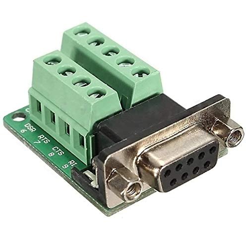 abcGoodefg 5PCS DB9 Breakout Connector RS232 Serial Port Adapter 9 Pin