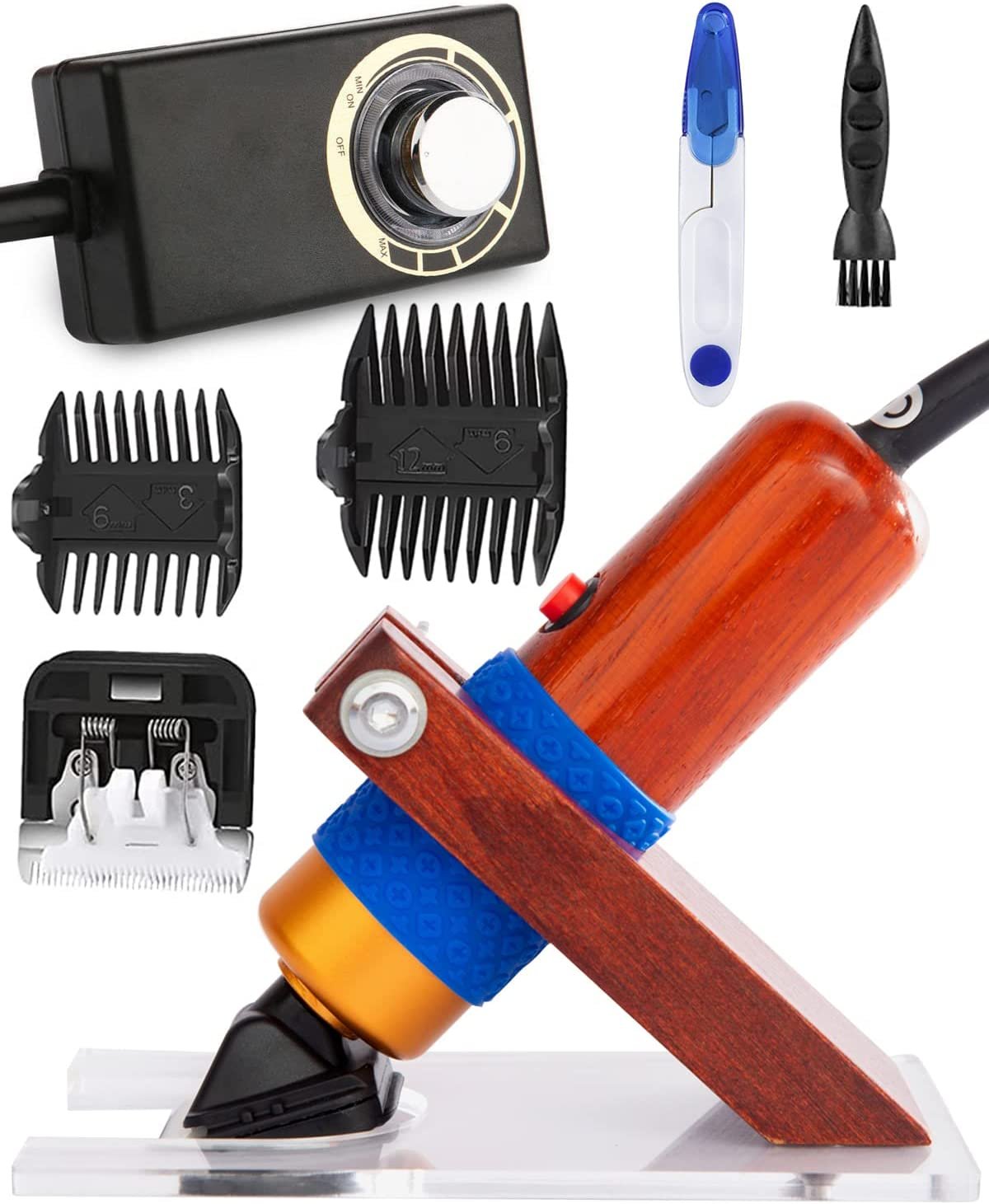 Electric Carpet Trimmer, Tufting Gun, Scissors with Shearing Guide