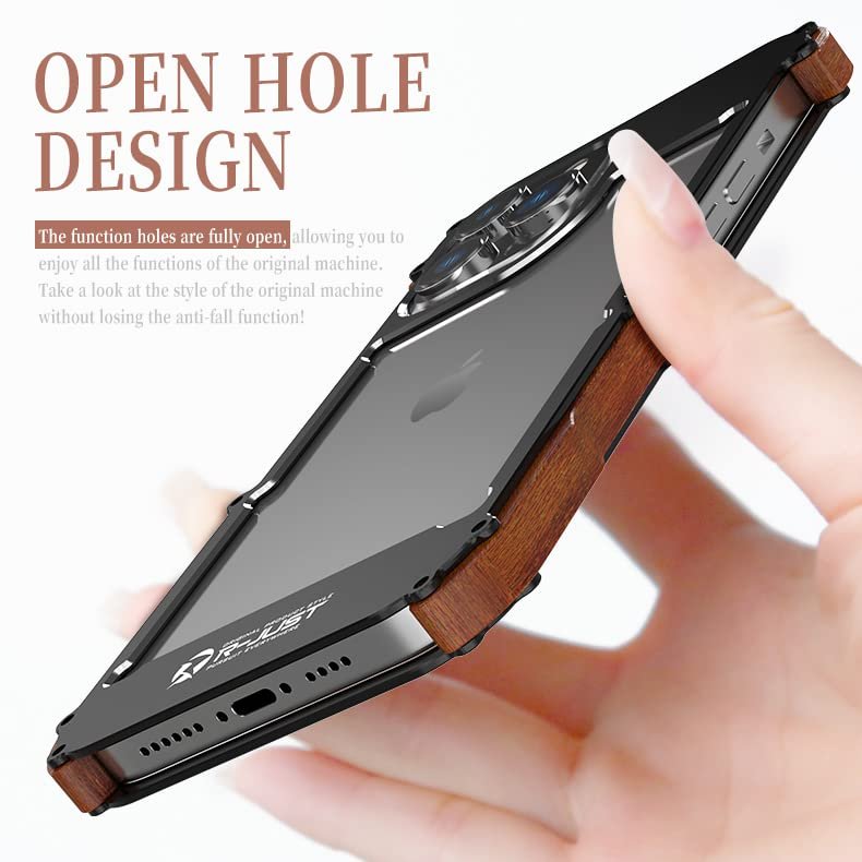 Case iPhone 14 Pro Max Metal Frame - Dealy